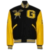 Campus Remix Mens  Grambling State University Varsity Jacket In Black/yellow