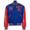 Campus Remix Mens  Tennessee State University Varsity Jacket In Blue/red