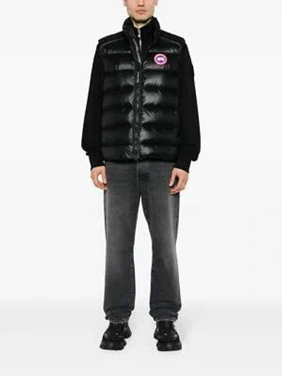 Pre-owned Canada Goose - Men Crofton Down Vest In 61 Black