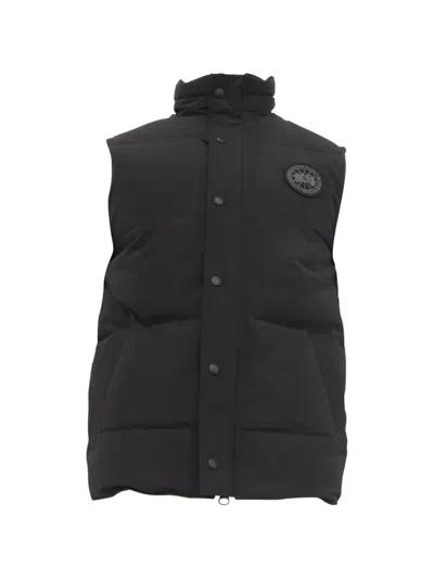Pre-owned Canada Goose 2010s Garson Quilted Vest In Black