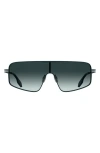 Canada Goose 58mm Gradient Modified Rectangular Shield Sunglasses In Matte Blue