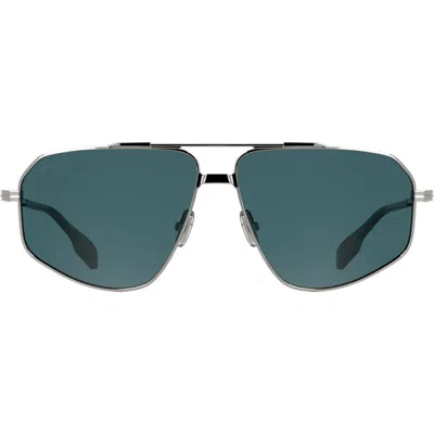 Canada Goose 61mm Aviator Sunglasses In Light Gunmetal