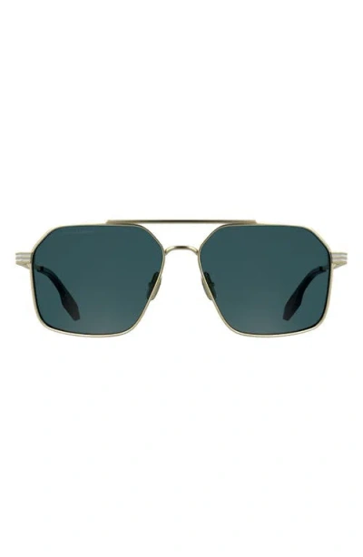 Canada Goose 61mm Aviator Sunglasses In Matte Gold