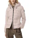 Canada Goose Abbott Down Puffer Coat In Lucent Rose