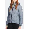 Canada Goose Abbott Hooded 750 Fill Power Down Jacket In Light Ozone Blue