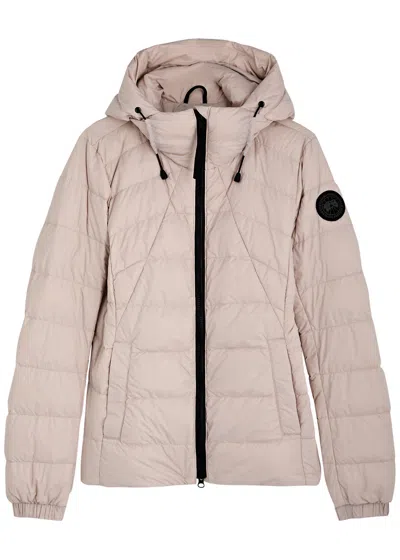 Canada Goose Abbott Hooded Quilted Nylon Jacket In Light Pink