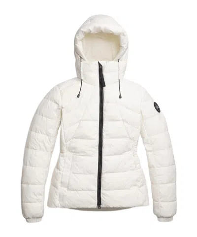 Canada Goose Abbott Hoodie Black Label In White