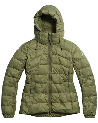 Canada Goose Abbott Hoodie Tonal Disc Jacket In Green