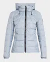 Canada Goose Abbott Hooded 750 Fill Power Down Jacket In Light Ozone Blue