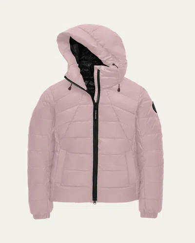 Canada Goose Abbott Hoody Black Label In Lucent Rose