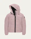Canada Goose Abbott Quilted Down Hoodie Jacket In Lucent Rose