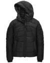 Canada Goose Abbott Hooded Quilted Down Jacket In Black