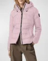 Canada Goose Abbott Quilted Down Hoodie Jacket In Lucent Rose