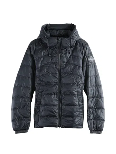Canada Goose Abbott Quilted Hooded Jacket In Blue