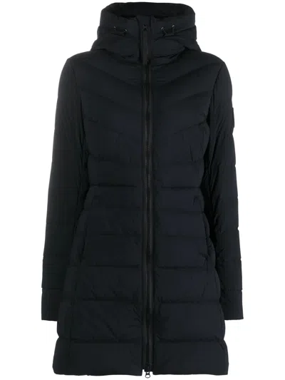 Canada Goose Adjustable Snorkel Hood Parka With Two-way Zip, Power Stretch Cuffs & Fleece-lined Pock In Nero