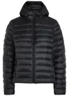 Canada Goose Aethera Padded Hooded Shell Jacket In Black