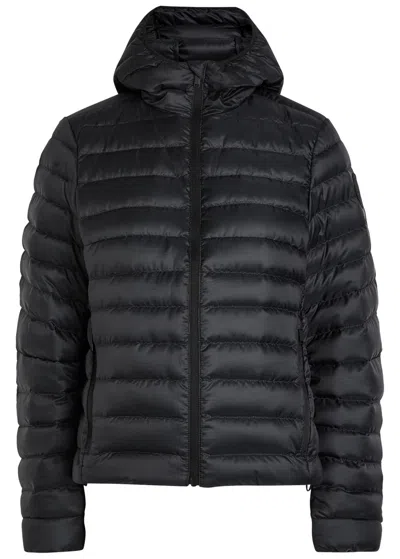 Canada Goose Aethera Padded Hooded Shell Jacket In Black