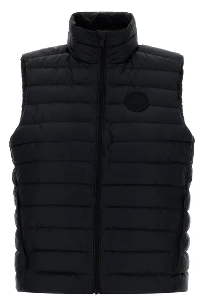 Canada Goose Aethera High Neck Sleeveless Padded Jacket In Black