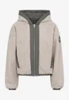 Canada Goose Alberni Fleece Jacket In Gray