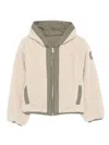 Canada Goose Alberini Reversible High Pile Fleece Bomber Jacket In Neutral