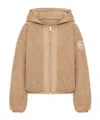 Canada Goose Alberni Reversible Fleece Bomber Jacket In Brown