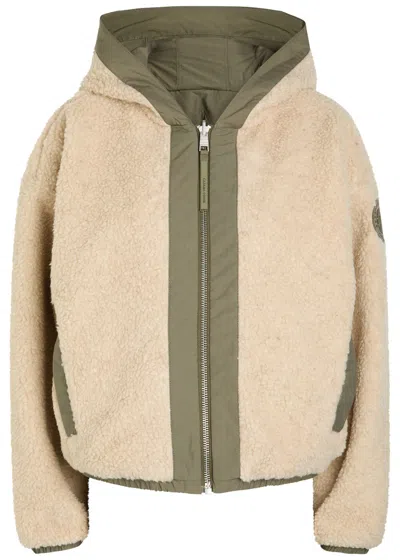 Canada Goose Alberni Reversible Fleece Bomber Jacket In Brown