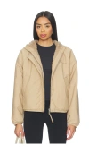 Canada Goose Alberni Reversible Fleece Bomber Jacket In Neutral