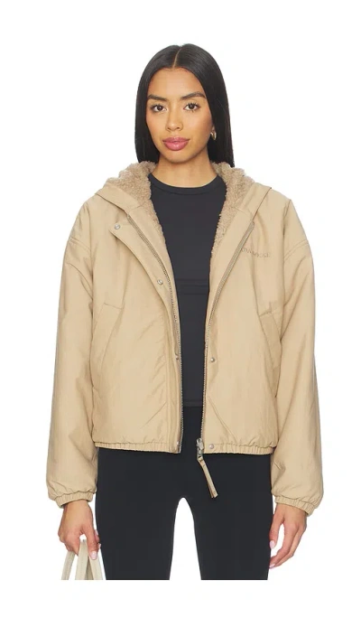 Canada Goose Alberni Reversible Fleece Bomber Jacket In Neutral