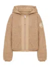 Canada Goose Alberni Reversible Fleece Bomber Jacket In Brown