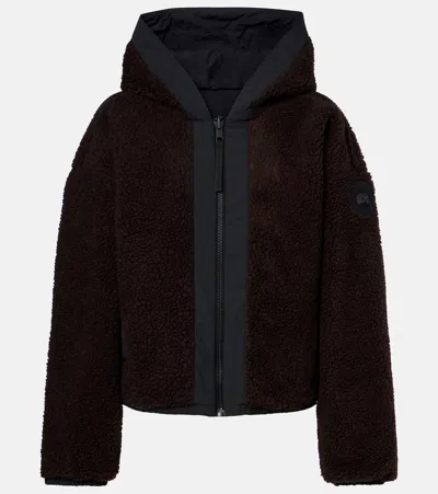 Canada Goose Alberni Reversible Teddy Jacket In Black