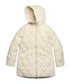 Canada Goose Quilted Hooded Coat In Neutral