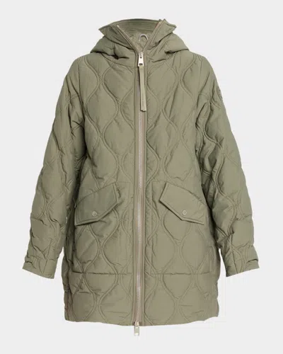 CANADA GOOSE ALESSIA HOODED DOWN QUILTED COAT