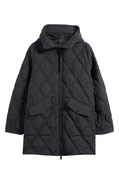 Canada Goose Alessia Quilted Hooded Jacket In Black