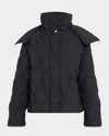 Canada Goose Alessia Quilted Short Down Jacket In Black