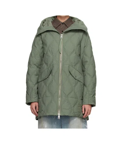 Canada Goose Alessia Zipper Down Jacket In Green
