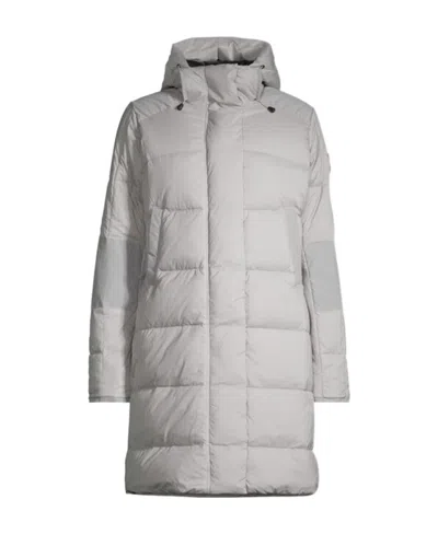 Canada Goose Alliston Hooded Down Jacket In Gray
