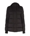 Canada Goose Alliston Feather-down Hooded Jacket In Black