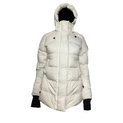 Canada Goose Alliston Jacket In White Nylon