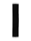 Canada Goose Brushed Alpaca Wool-blend Scarf In Black