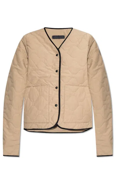 Canada Goose Annex Liner Collarless Jacket In Brown