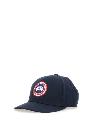 Canada Goose Arctic Baseball Hat In Blue