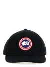 Canada Goose Arctic Disc Logo Baseball Cap In Black
