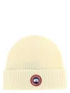 Canada Goose Rib Toque Hat In White