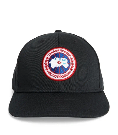Canada Goose Arctic Disc Baseball Cap In Black