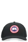 Canada Goose Arctic Disc Logo Baseball Cap In Black