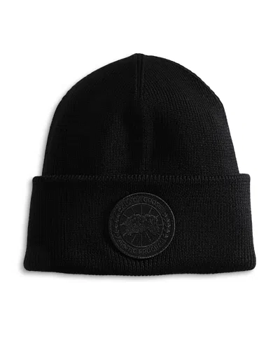 CANADA GOOSE ARCTIC DISC PATCH BEANIE