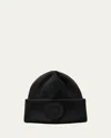 Canada Goose Arctic Ribbed-knit Wool Beanie In Black