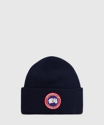 Canada Goose Arctic Disc Toque Beanie In Navy Heather
