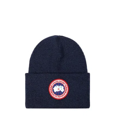 CANADA GOOSE CANADA GOOSE LOGO PATCH BEANIE