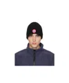 Canada Goose Arctic Disc Wool Hat In Black
